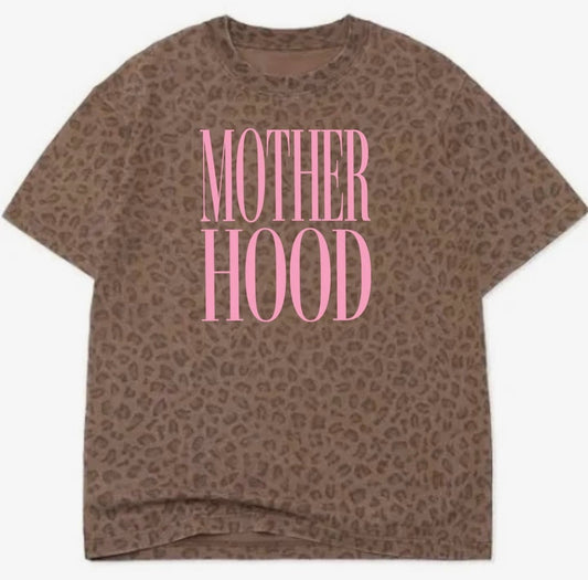Leopard Mother Hood tee