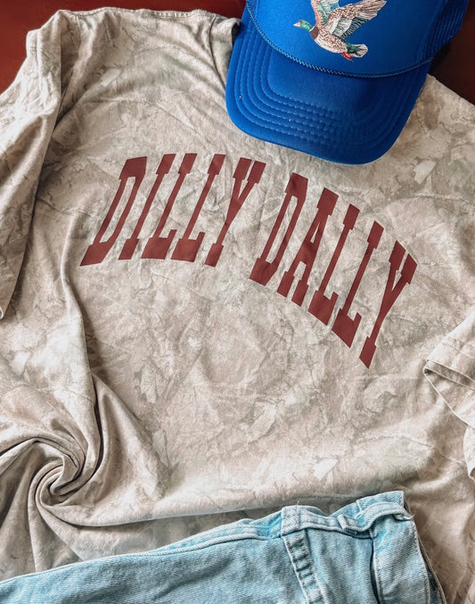 Camo Dilly Dally Tee