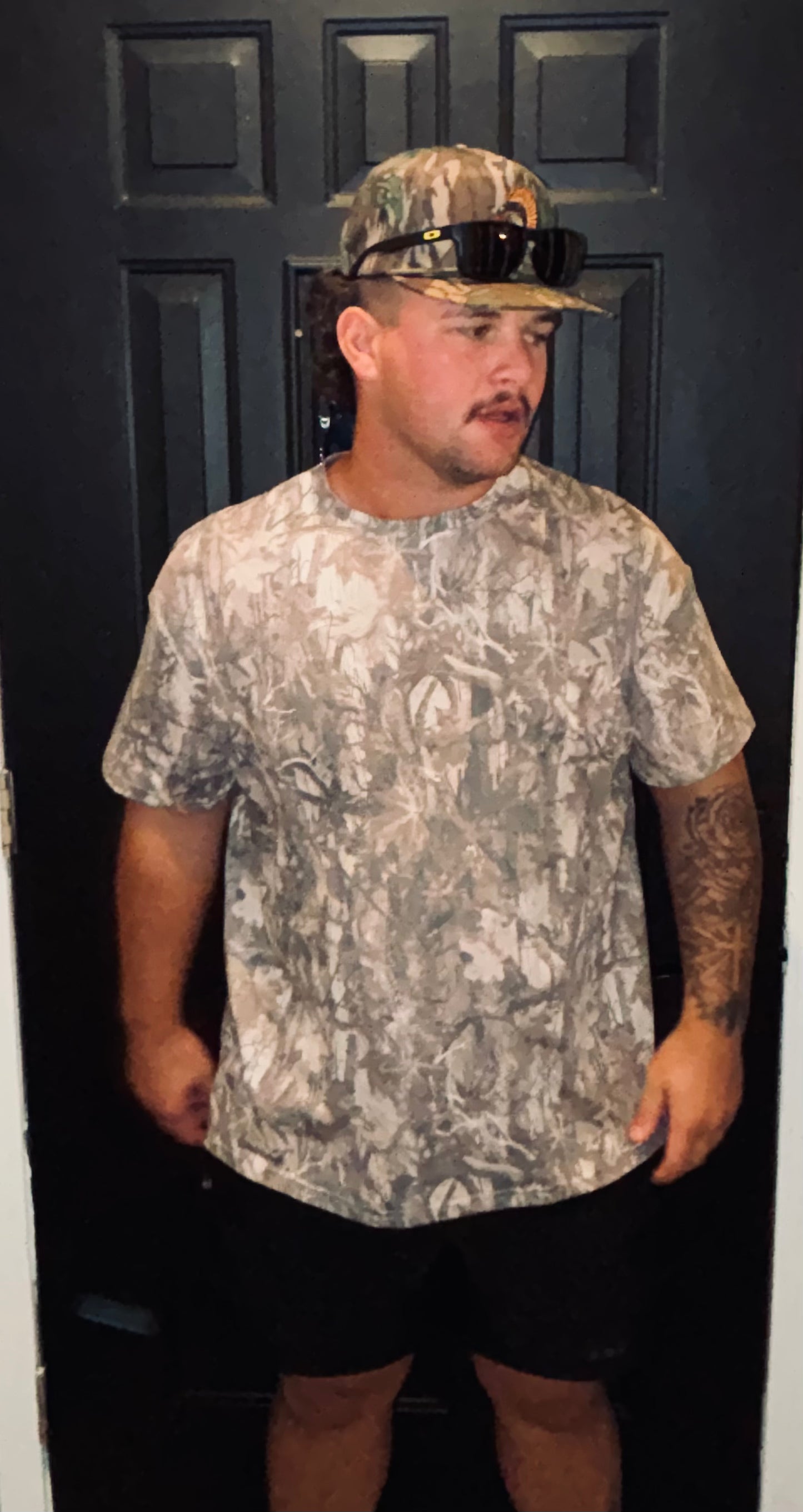 Oversized Dark Camo Tee