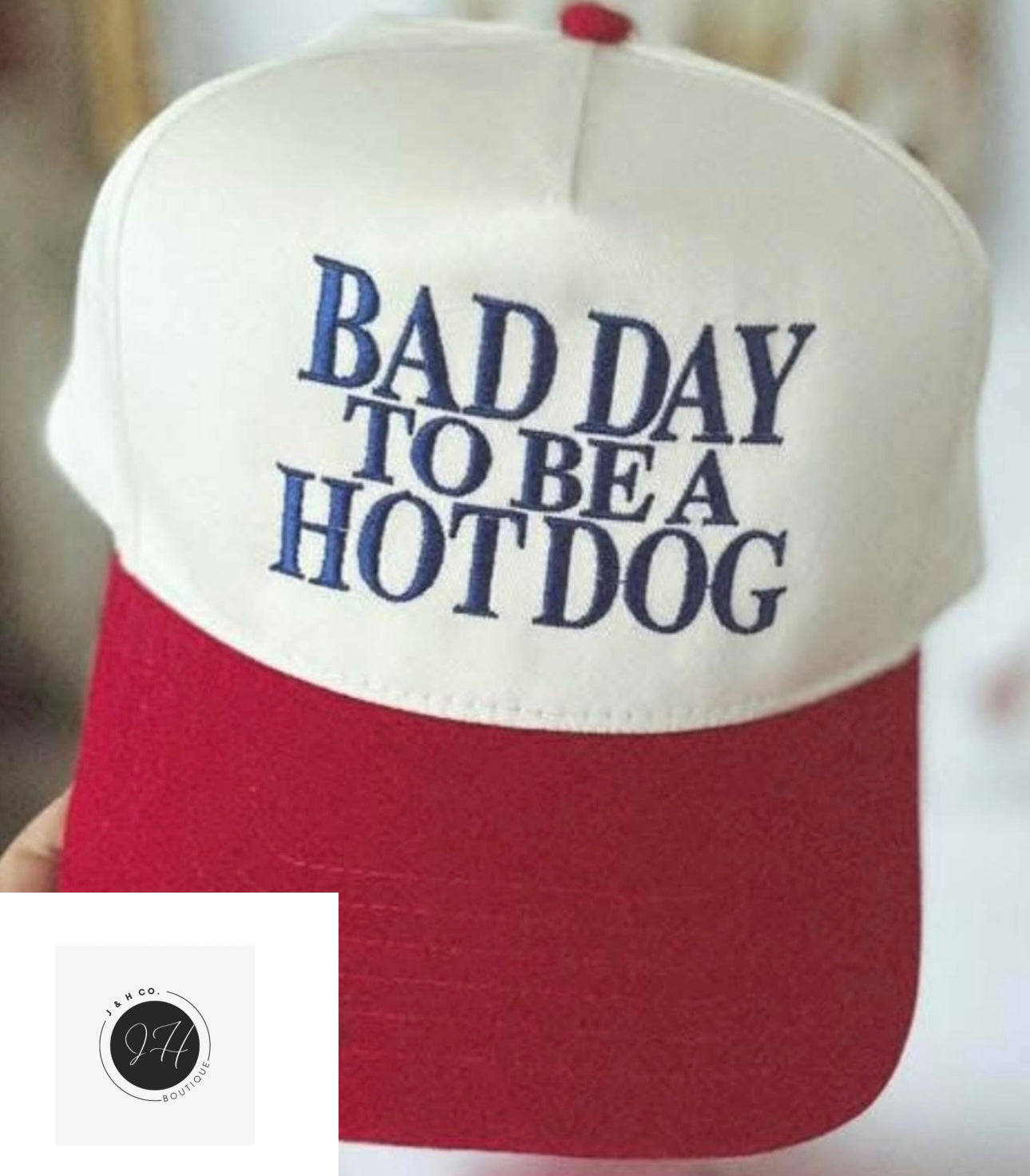 Embroidery Hotdog Hat
