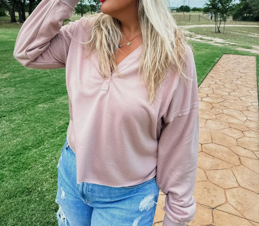 Not Ur Boyfriends Hoodie- Blush